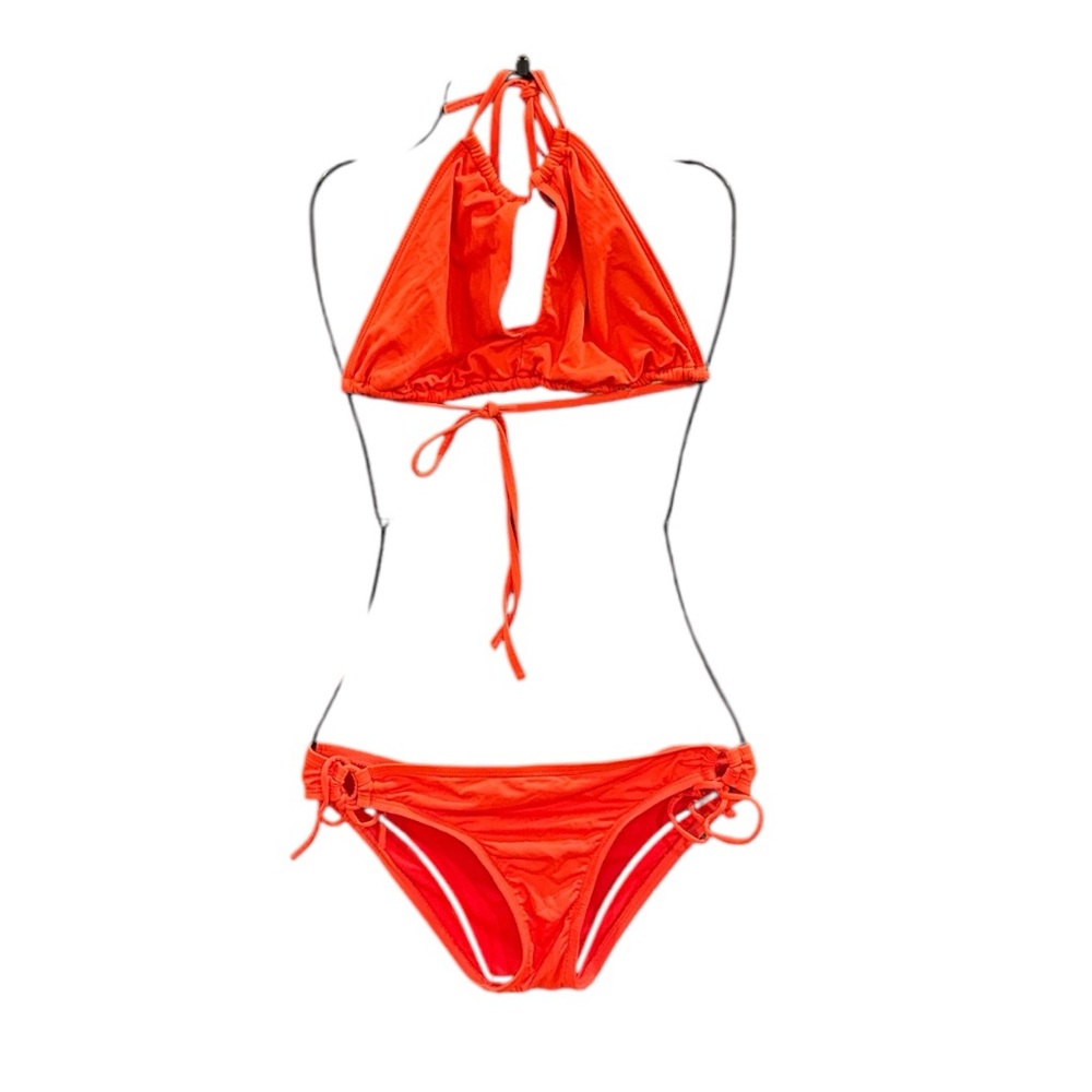 BIKINI LAB Vibrant Orange Bikini Set Sz M